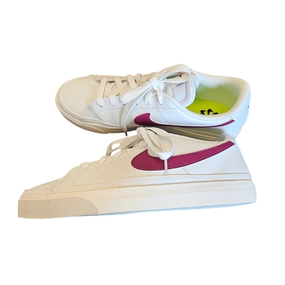 Nike Court Legacy Trainers Sneakers in White NEW Womens - Picture 4 of 10